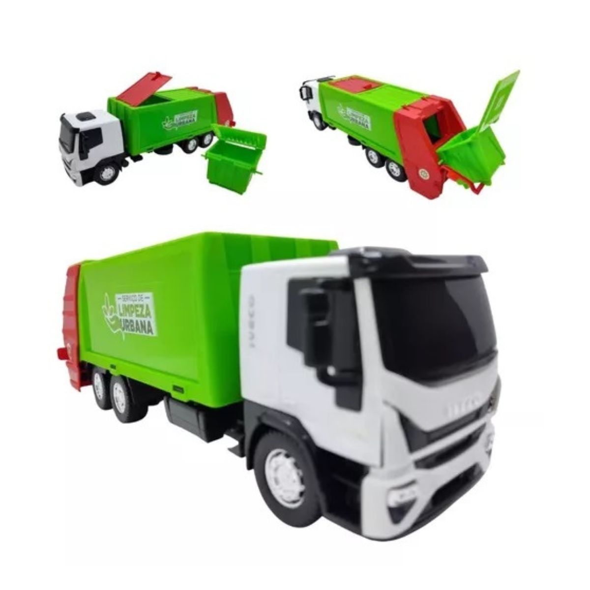 Brinquedo Caminhão Iveco Coletor Limpeza Urbana Sortido - Usual Brinquedo Caminhão Iveco Coletor Limpeza Urbana Sortido - Usual